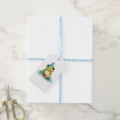 Happy Birthday Niedlich Frosch Geschenkanhänger (Mit Garn)