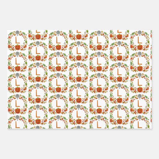 Happy Birthday Niedlich Ghosts Geschenkpapier Set (Vorderseite 3)