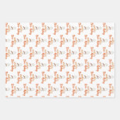 Happy Birthday Niedlich Ghosts Geschenkpapier Set (Vorderseite)