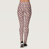 Happy Birthday Niedlich Leopard Pattern Leggings (Rückseite)