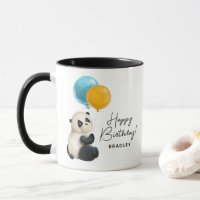 Happy Birthday Niedlich Panda Personalisierter Nam