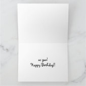 Happy Birthday Niedlich Sloth Karte (Innenseite)