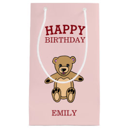 Happy Birthday Niedlich Teddy Bear Kleine Geschenktüte