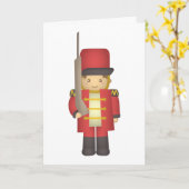 Happy Birthday, Niedlicher Kleiner Soldat Karte (Gelbe Blume)