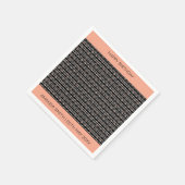 Happy Birthday, Niedliches Ethnic Africa-Muster Serviette (Ecke)