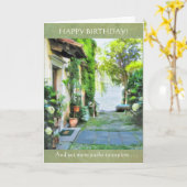 Happy Birthday - noch mehr Wege zu erkunden Karte (Gelbe Blume)