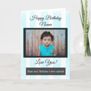 Happy Birthday Nonna Personalisiert Foto Card Karte