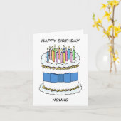 Happy Birthday Nonno Karte (Gelbe Blume)