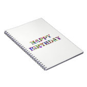 Happy Birthday Notizblock (Rechte Seite)