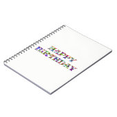 Happy Birthday Notizblock (Linke Seite)