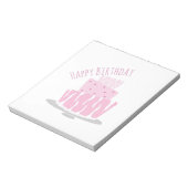 Happy Birthday Notizblock (Rotiert)