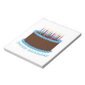 Happy Birthday Notizblock (Rotiert)
