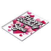 Happy Birthday Notizblock (Linke Seite)