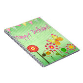 Happy Birthday Notizblock (Rechte Seite)