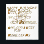 Happy Birthday Notizblock<br><div class="desc">Alles Gute zum Geburtstag. Lieber Freund, Möge der Frieden und die Liebe Gottes mit Ihnen sein während dieser wunderbaren Geburtstagszeit. Gott und ich haben euch so sehr Liebe. Regards Me Dieses wunderbare Geburtstagsgeschmacksdesign ist in vielen Geburtstagsgeschenkartikeln erhältlich. Kostenfrei anpassen, wenn und teilen Sie die Freude Ihrer wahren Liebe für Ihre...</div>