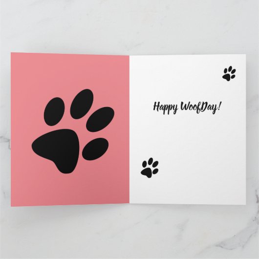 Happy Birthday Novelty Dog News Karte (Innenseite)