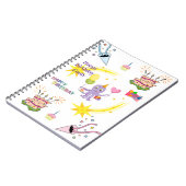 Happy Birthday Octopus Cupcake Notizbuch Notizblock (Linke Seite)