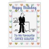 Happy Birthday Office Golfer (Vorne)