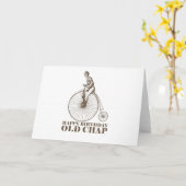 Happy Birthday Old Chap Karte (Gelbe Blume)