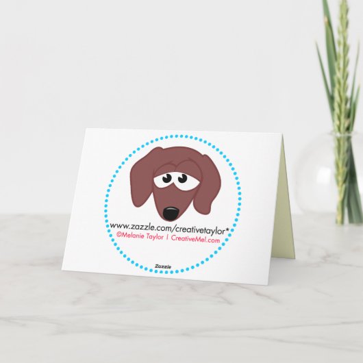 Happy Birthday Old Weiner Karte (Rückseite)