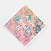 Happy Birthday #Olivia Party napkins von DAL Serviette (Ecke)