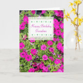 Happy Birthday Oma Custom Card Hübsche Blume Karte (Gelbe Blume)