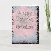 Happy Birthday Oma Karte (Vorderseite)