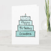 Happy Birthday Oma Karte (Vorderseite)