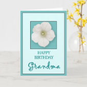 Happy Birthday Oma Karte (Gelbe Blume)