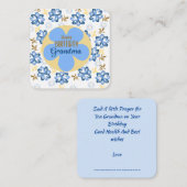 Happy Birthday Oma Mitteilungskarte (Vorne/Hinten)