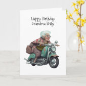 Happy Birthday Oma Personalisiert Karte (Gelbe Blume)