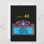 Happy Birthday on a Theater Marquee (Vorderseite)