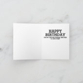 Happy Birthday/ One Adorable Critter to Another Karte (Innenseite)