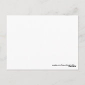 Happy Birthday Onigiri - Geburtstagskarte Postkarte (Rückseite)