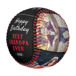 Happy Birthday Opa Modern 3 Foto Collage Base Baseball