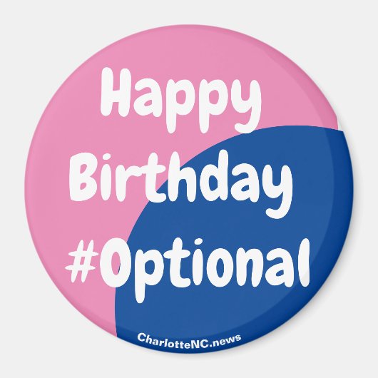 Happy Birthday #Optional Magnet (Vorne)