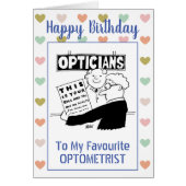 Happy Birthday Optometrist (Vorne)