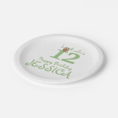 Happy Birthday Owl Pappteller (Schrägansicht)