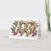 Happy Birthday Owls von Nicole Janes Karte (Vorderseite)