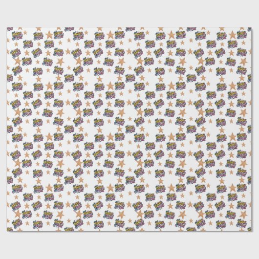 Happy Birthday Packpapier (Flach)