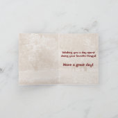 Happy Birthday Paint Horse Reitkarte Karte (Innenseite)