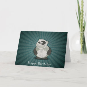 Happy Birthday Panda Karte