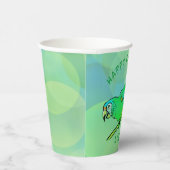 Happy Birthday Papagei Papagei Cups Pappbecher (Rechts)