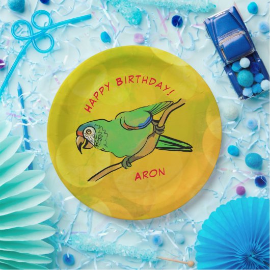Happy Birthday Papagei Paper Teller (Party)