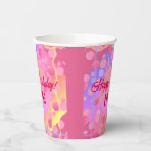 Happy Birthday Paper Cups HAMbyWG Pappbecher (Links)