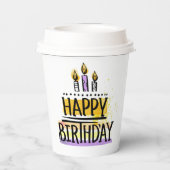 Happy Birthday Paper Cups Pappbecher (Rückseite)
