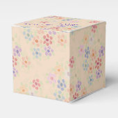 Happy Birthday Paper Flower Gastgeschenk Geschenkschachtel (Vorderseite)