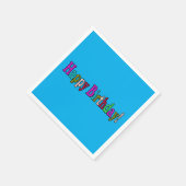 Happy Birthday" Paper Napkin - Fun Party Decke Serviette (Ecke)