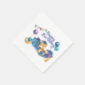 Happy Birthday Paper Napkin Serviette (Ecke)