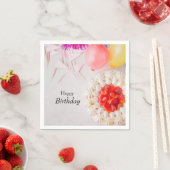 Happy Birthday Paper Napkin Serviette (Beispiel)